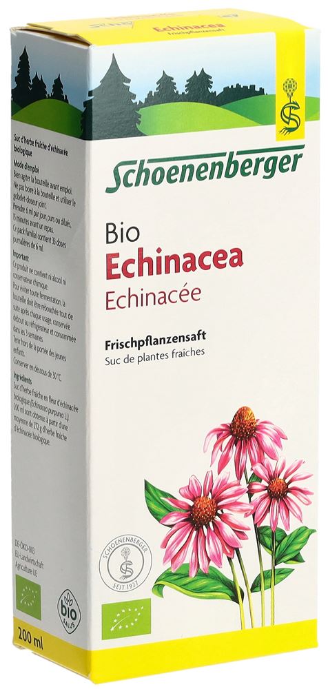 Schoenenberger Echinacea Frischpfl Jus bio 200ml