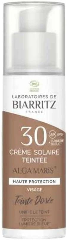 ALGA MARIS Crème solaire teintée visage SPF30 à 50ml
