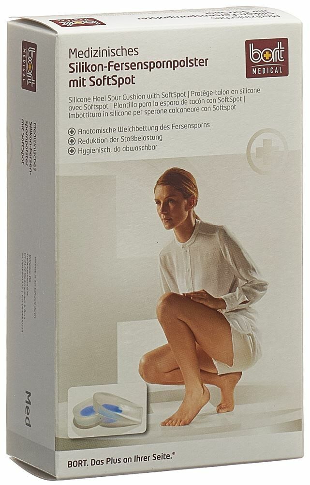 BORT Talonnettes en silicone L-44 1 paire BORT Talonnettes en silicone L-44 1 paire