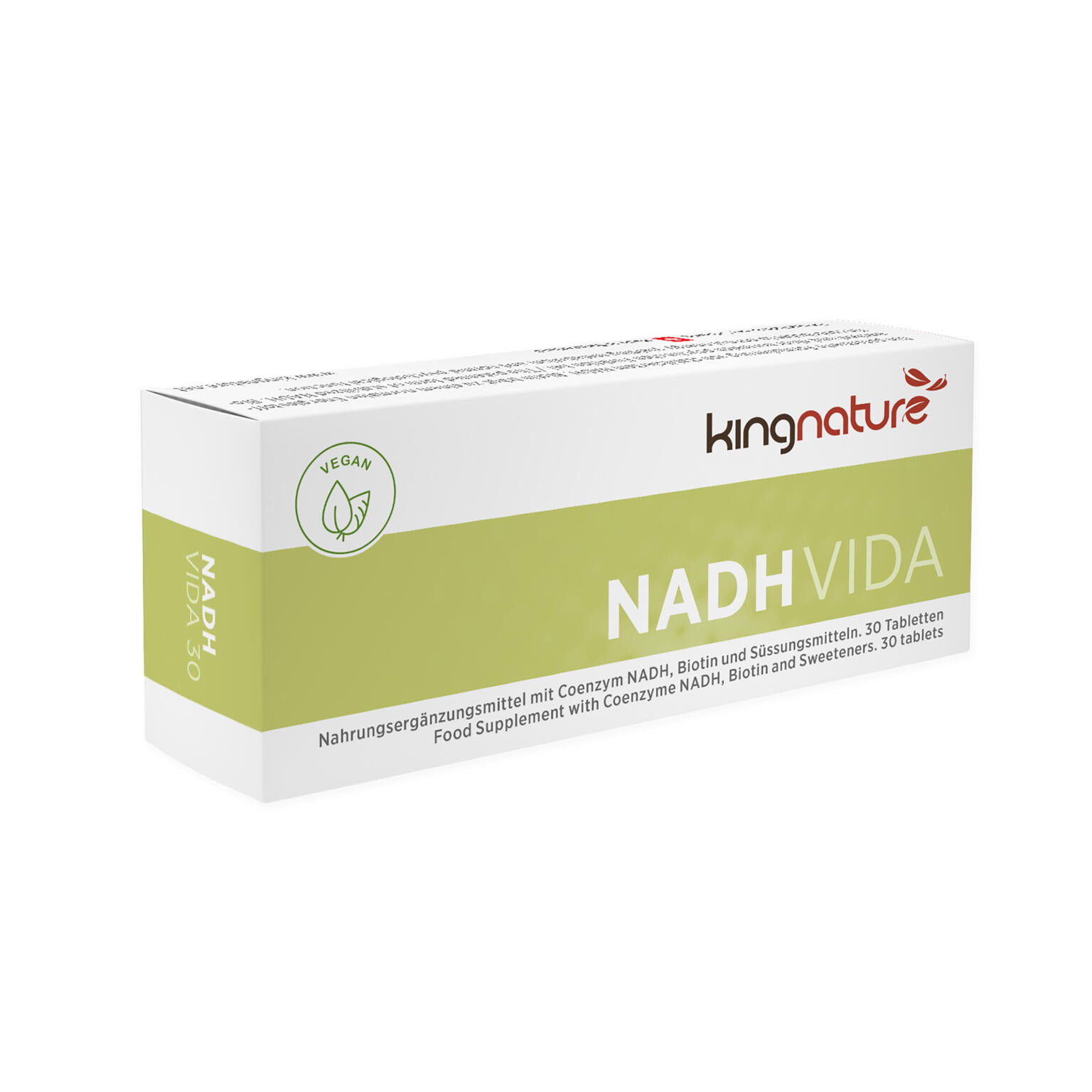 KINGNATURE NADH Vida comprimés 20mg 30 pièces KINGNATURE NADH Vida comprimés 20mg 30 pièces