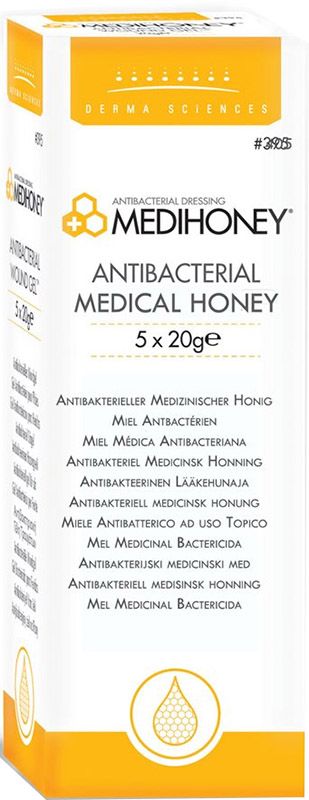 Medihoney Miel médical antibactérien 5x 20g