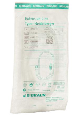 B. Braun Extension Line Type Heidelberger 75cm Luer Lock B. Braun Extension Line Type Heidelberger 75cm Luer Lock
