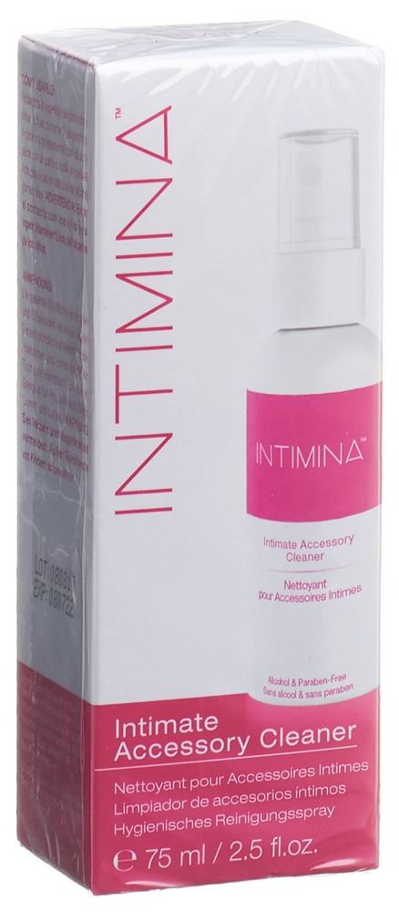 INTIMINA Spray nettoyant pour accessoires Fl 75ml INTIMINA Spray nettoyant pour accessoires Fl 75ml