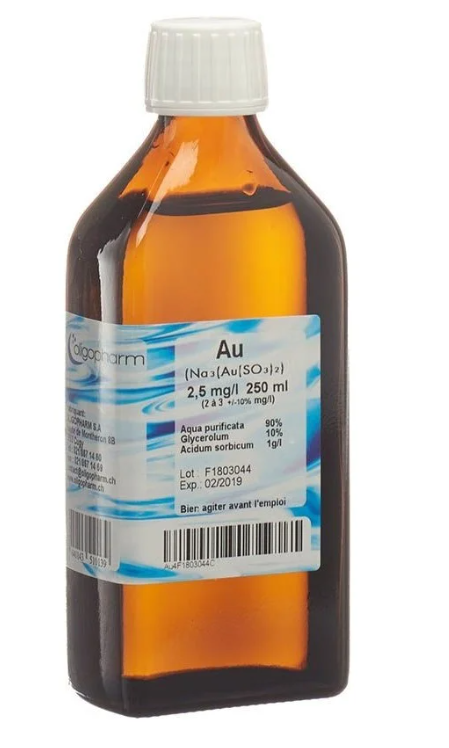 OLIGOPHARM Soluble d'or 2.5 mg/l 250ml