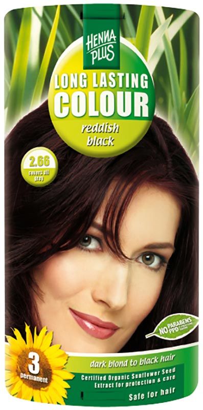 HENNA PLUS Long Last Colour 2.66 reddish black
