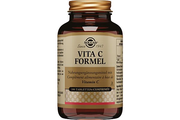 Solgar Vita C Formule Comprimés 100 pièces