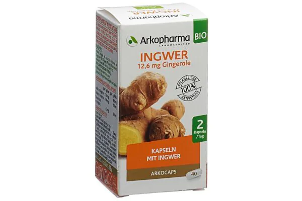 Arkocaps Gingembre en gélules bio 40 pièces Arkocaps Gingembre en gélules bio 40 pièces