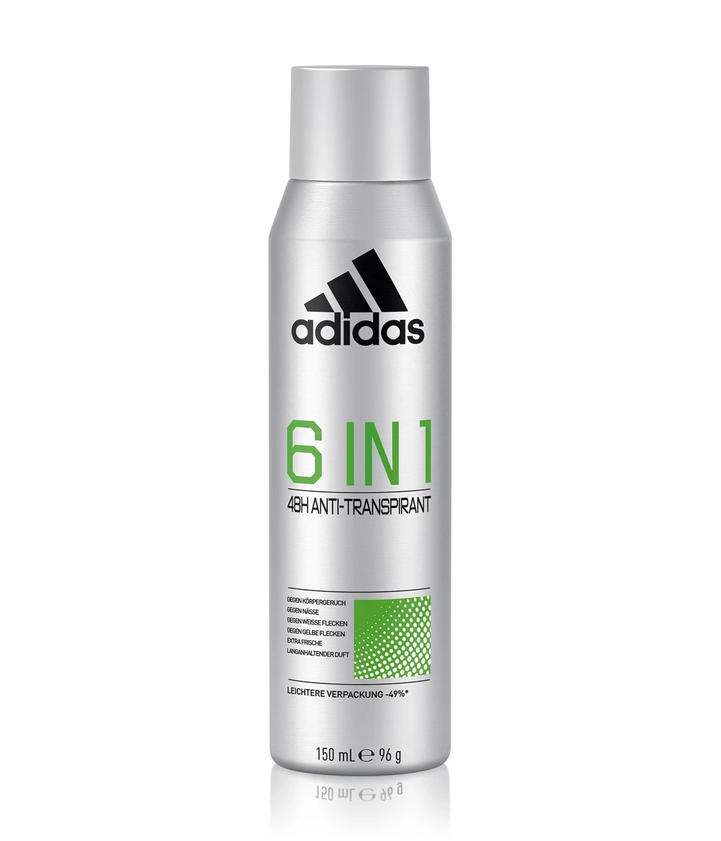 ADIDAS 6IN1 Déodorant Spr 150ml ADIDAS 6IN1 Déodorant Spr 150ml