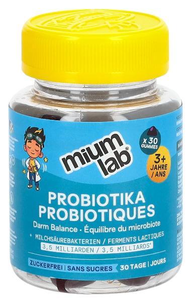 MiumLab Kids Gommes Probiotiques 30 pièces
