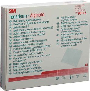 Compresse d'alginate 3M Tegaderm 10x10cm 10 pièces Compresse d'alginate 3M Tegaderm 10x10cm 10 pièces