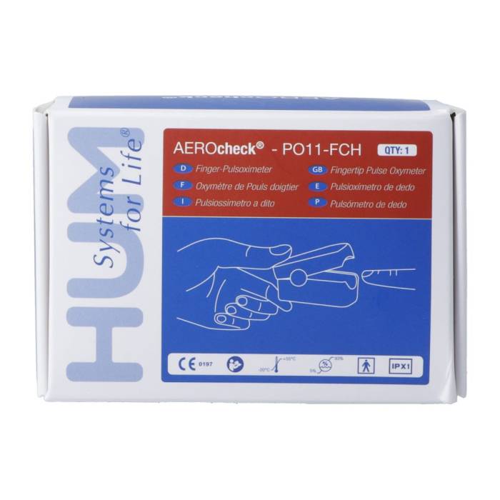 Oxymètre de pouls AEROcheck HUM