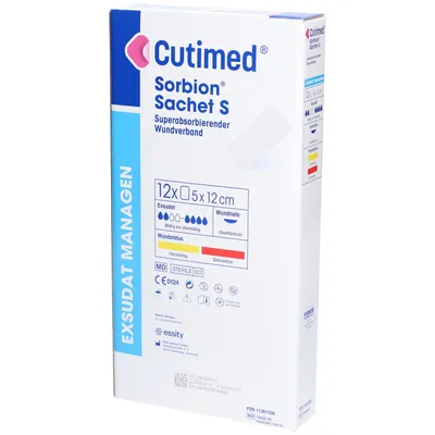 Cutimed Sorbion Sachet S 12 x 5 cm 25 pièces