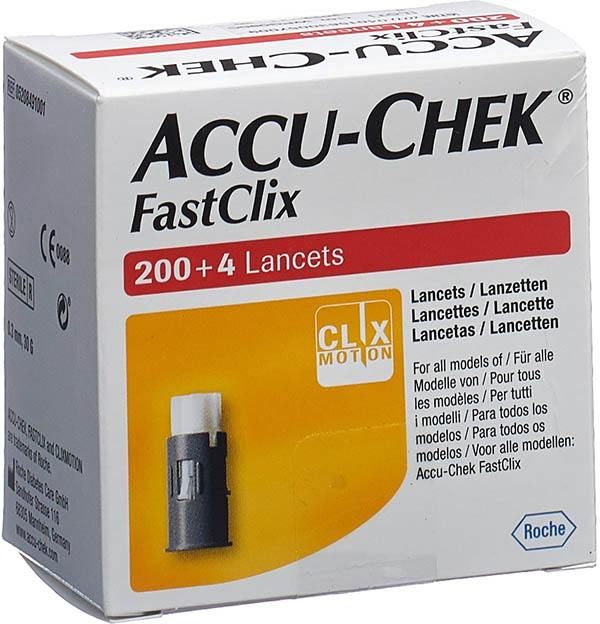 Lancettes Accu-Chek FastClix 34 x 6 pièces