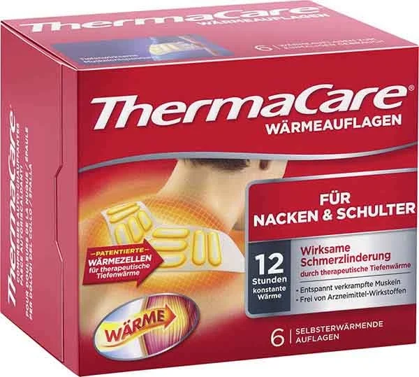 THERMACARE Patch nuque épaule bras 6 pièces