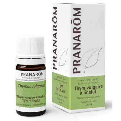 PRANAROM Thym Linalool Pics floraux éther/huile essentielle BIO fl 5ml PRANAROM Thym Linalool Pics floraux éther/huile essentielle BIO fl 5ml