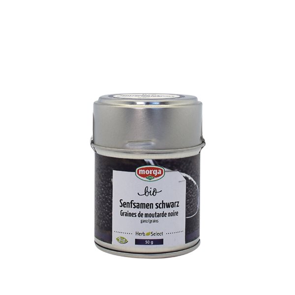 MORGA Gewürz Moutarde noire entière bio 75g MORGA Gewürz Moutarde noire entière bio 75g