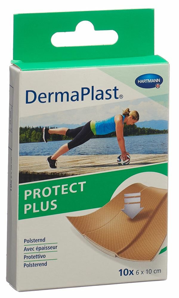 Dermaplast ProtectPlus 6x10cm 10 pièces Dermaplast ProtectPlus 6x10cm 10 pièces