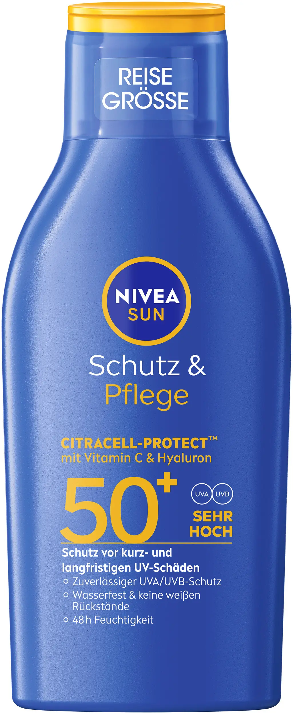 Lait solaire Nivea SUN SPF 50, format voyage 100 ml