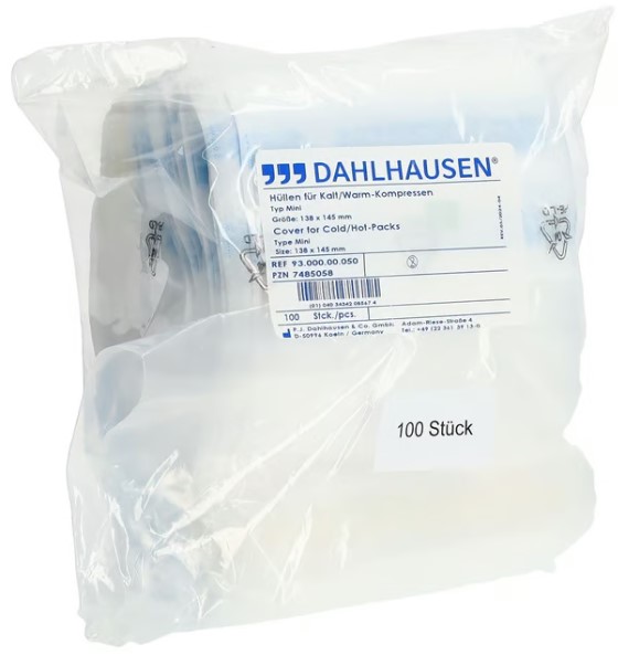 Compresse froide et chaude DAHLHAUSEN 13.8x14.5cm 100 pièces
