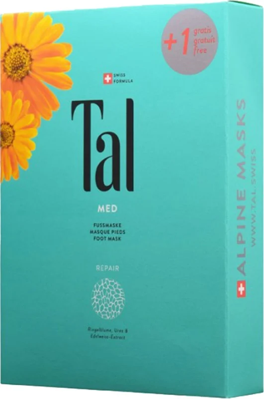 TAL Med masque pour les pieds repair Btl 6 pièces