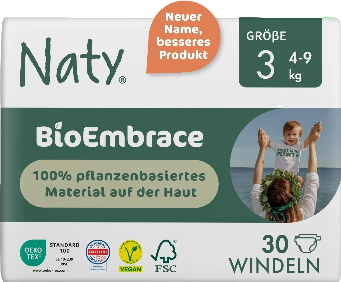 Couche NATY Midi Nr3 4-9kg Btl 30 pcs