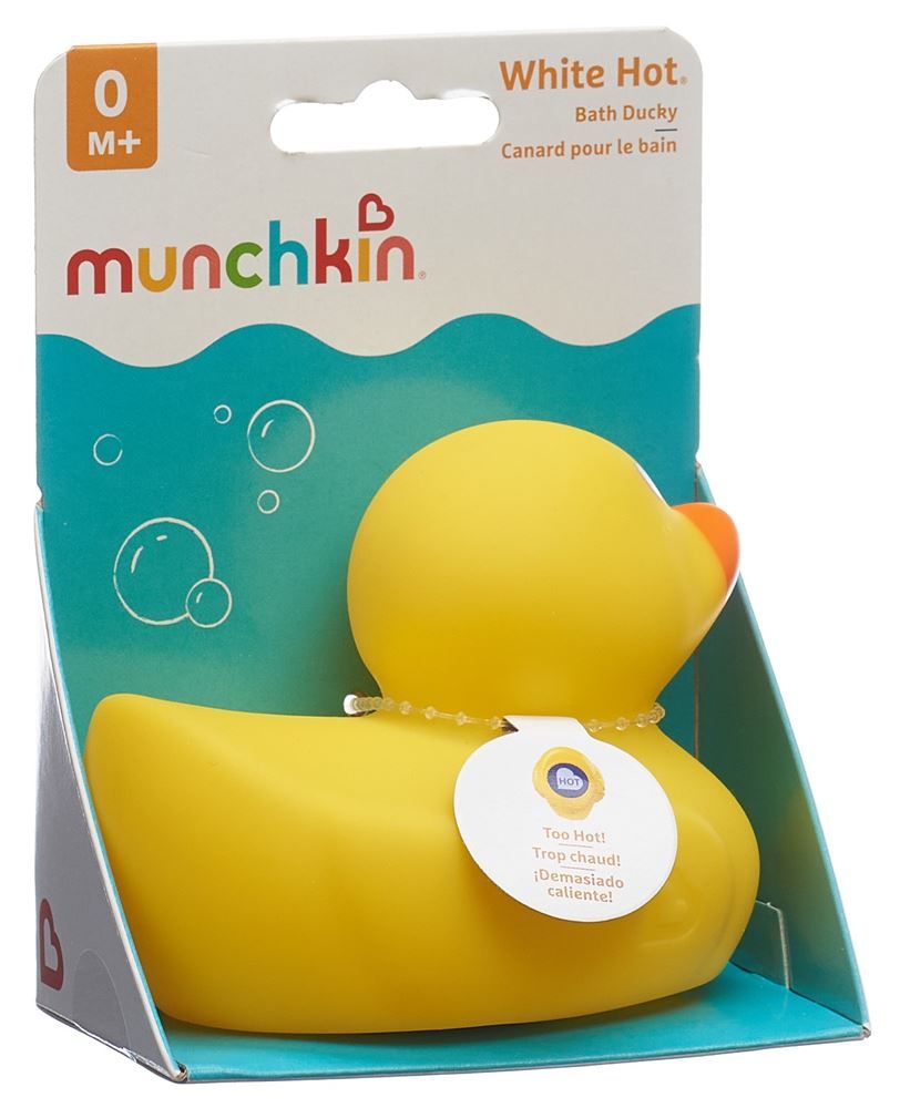 Canard de bain MUNCHKIN White Hot avec indicateur de chaleur