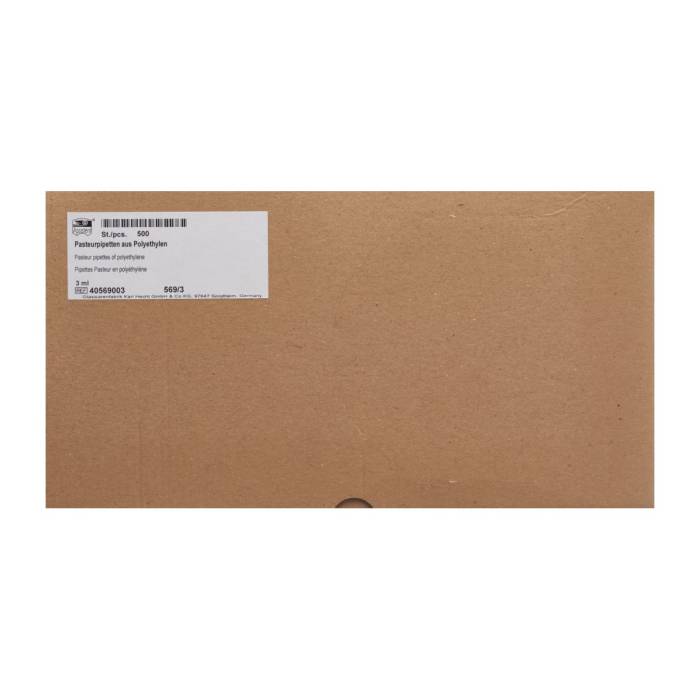 Pipettes Pasteur ASSISTENT 3ml polyéthylène 500 pcs