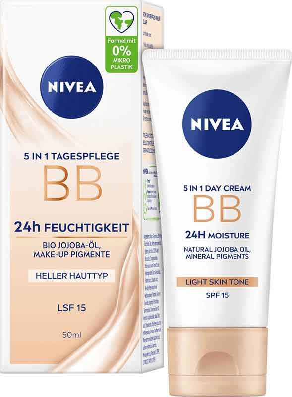 Nivea 5in1 Soin de Jour BB Clair SPF15 Tb 50ml Nivea 5in1 Soin de Jour BB Clair SPF15 Tb 50ml
