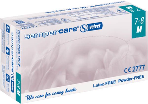 Sempercare velvet M non stérile non poudré 200 pièces
