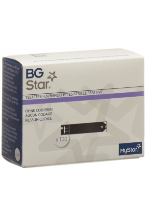 BGStar/ iBGSTAR MyStar Extra Bandelettes de test 100 pièces