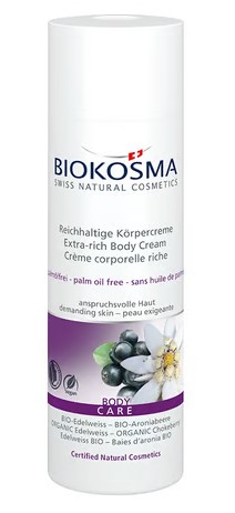 Crème pour le corps BIOKOSMA Edelweiss Aroniab BIO 200ml