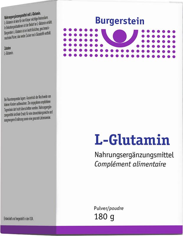 BURGERSTEIN L-Glutamine en poudre 180g BURGERSTEIN L-Glutamine en poudre 180g