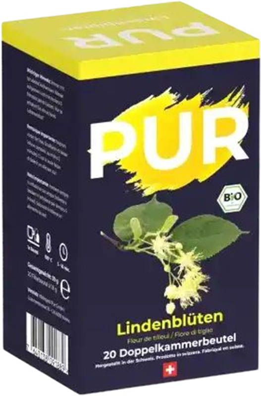 PUR Tisane de tilleul Btl 20 pièces PUR Tisane de tilleul Btl 20 pièces