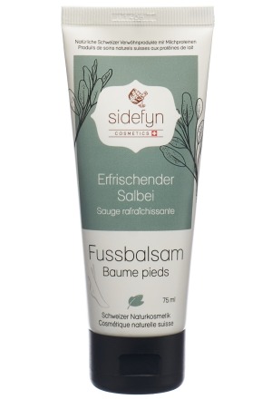 SIDEFYN baume pour les pieds à la sauge rafraîchissante 75ml