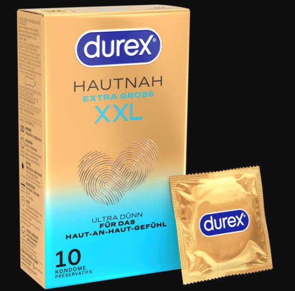 Préservatif Durex Hautnah XXL 10 pièces