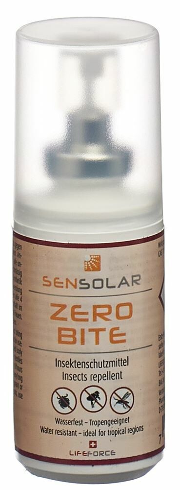 Sensolar Zero Bite Protection contre les moustiques et les tiques 30ml Sensolar Zero Bite Protection contre les moustiques et les tiques 30ml