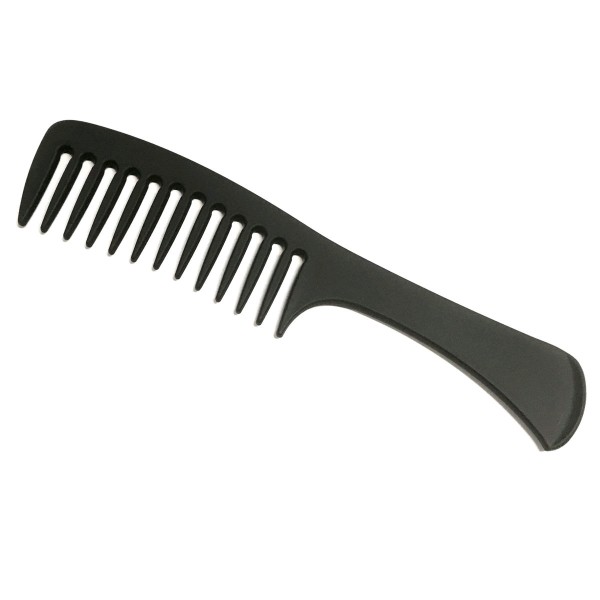 Herba Carbon Peigne à poignée noir