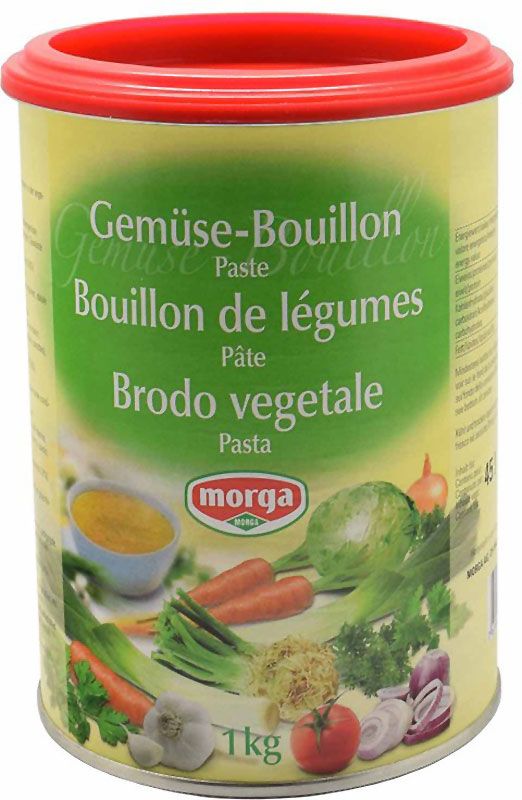 Morga Bouillon de légumes en pâte avec condiment 1kg Morga Bouillon de légumes en pâte avec condiment 1kg