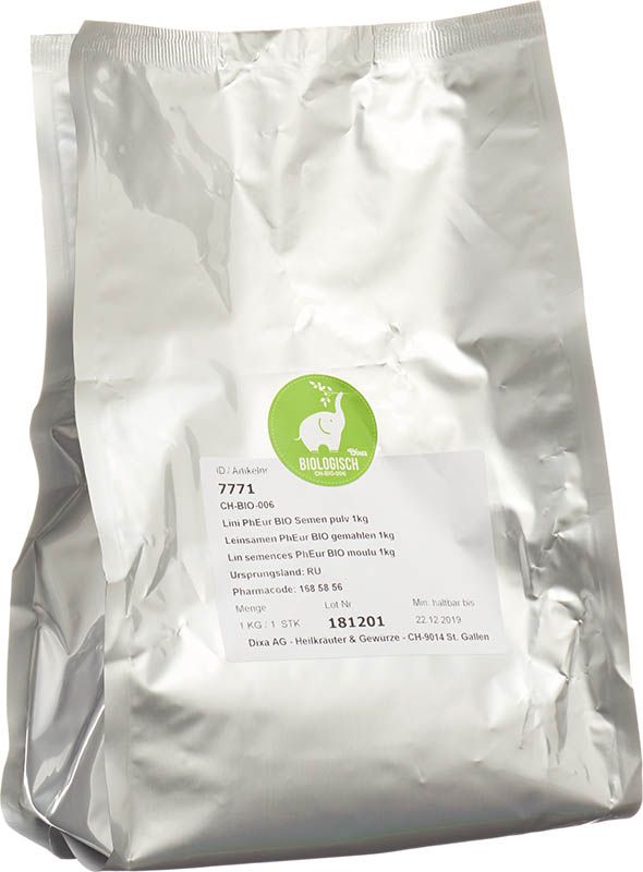 Dixa Graines de lin PhEur BIO moulu 1kg Dixa Graines de lin PhEur BIO moulu 1kg