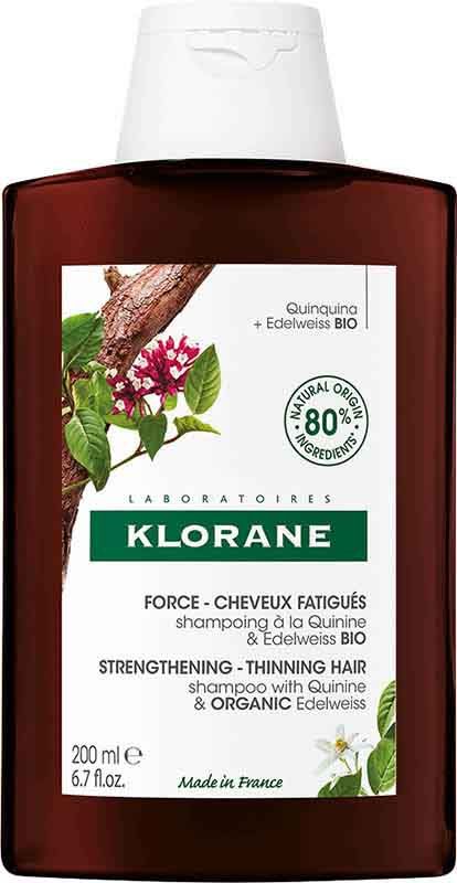 Klorane Shampooing à la quinine et à l'edelweiss 200ml