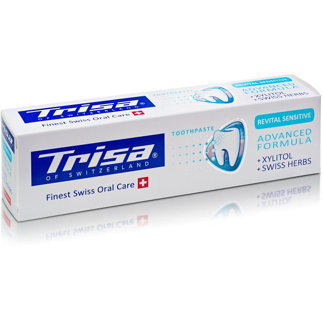 Dentifrice Trisa Revital Sensitive Swiss Herbs Tb 75ml Dentifrice Trisa Revital Sensitive Swiss Herbs Tb 75ml