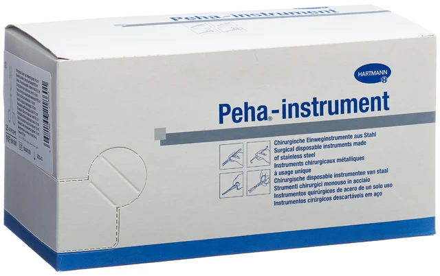 PEHA Instr. Pince chirurgicale standard droite, 25 pièces