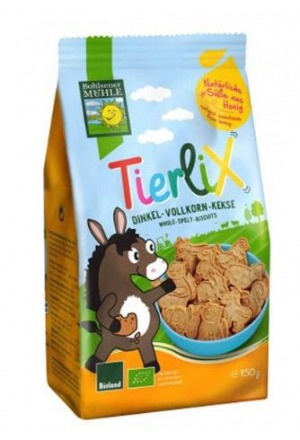 Biscuits complets à l'épeautre de BOHLSENER MÜHLE Tierlix 125g
