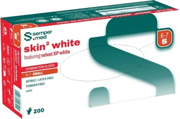 Sempermed Skin2 M white 200 pièces