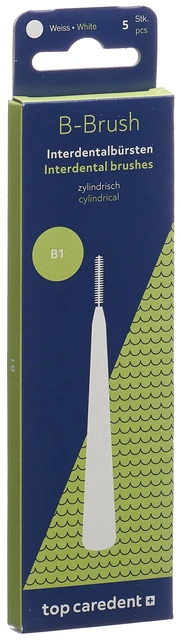 TOP CAREDENT IDBG-W Interdentalbürste Weiss 5 Stück