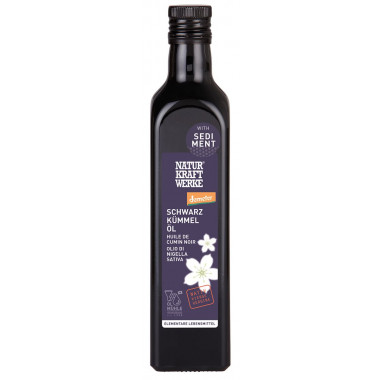 NaturKraftWerke huile de cumin noir vierge Demeter 500ml NaturKraftWerke huile de cumin noir vierge Demeter 500ml