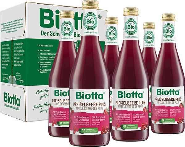 BIOTTA Airelle rouge Plus 6 bt 5dl