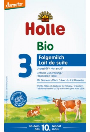 Lait de suite bio Holle 3 boîte de 600g Lait de suite bio Holle 3 boîte de 600g