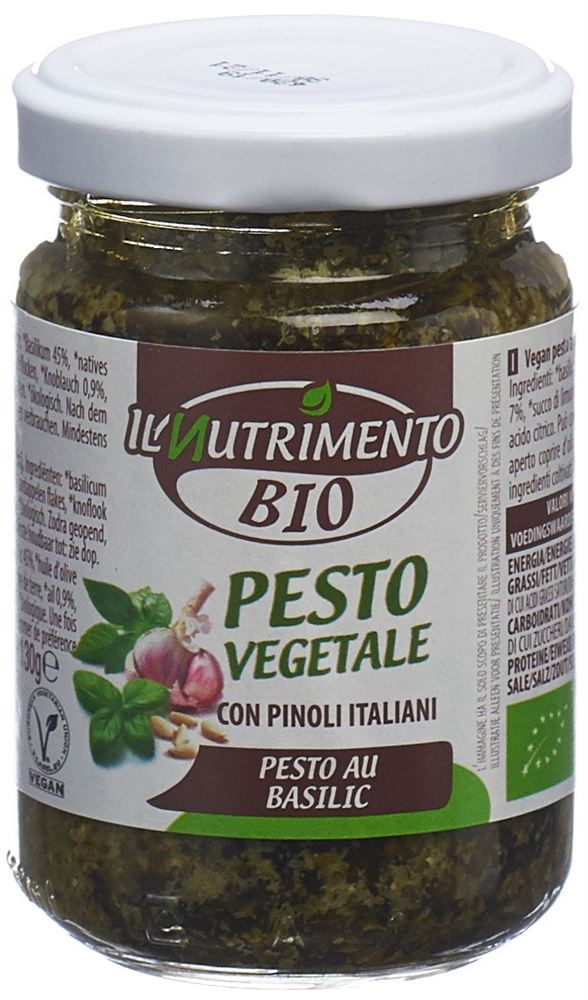 IL NUTRIMENTO Pesto Genovese Bio pot 170g IL NUTRIMENTO Pesto Genovese Bio pot 170g