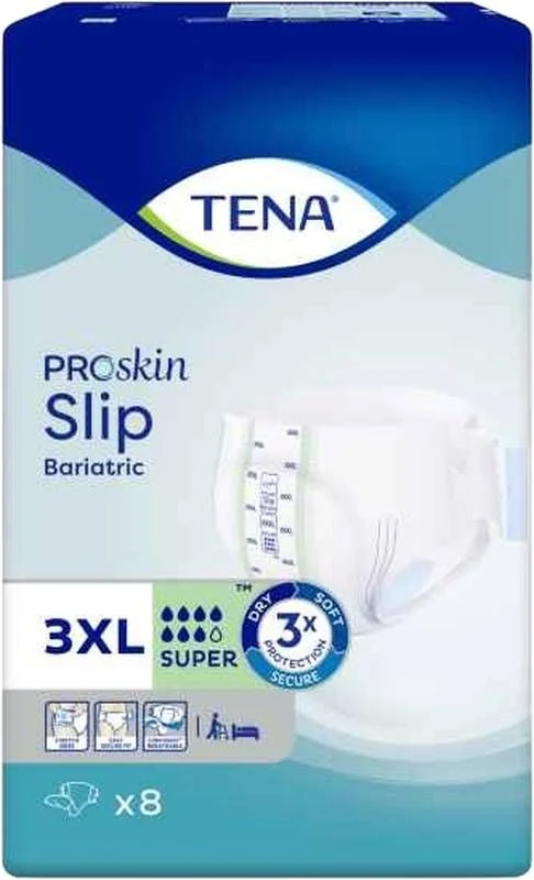 Tena Slip Super Bariatric XXXL 8 pièces